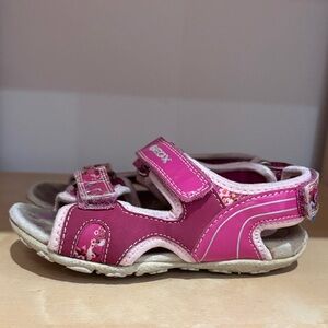 Geox Kids' Fuchsia and Pink Sandals